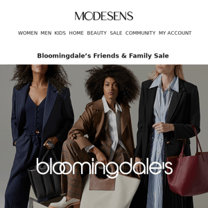 Bloomingdale’s Friends & Family Sale