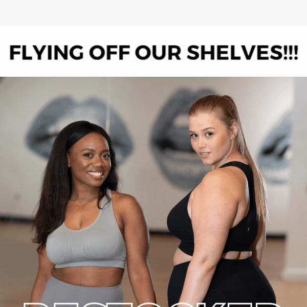 𝗥𝗘𝗦𝗧𝗢𝗖𝗞 (AGAIN) 𝗔𝗟𝗘𝗥𝗧: Sewn-in Sports Bra