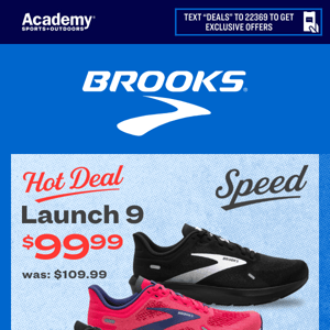 For Speed: Brooks Launch 9 Shoes, $99.99