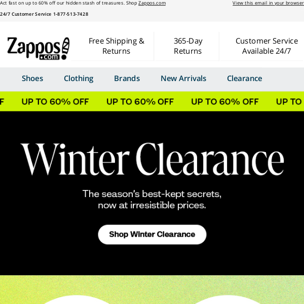 Don’t Forget—Winter Clearance is Happening!