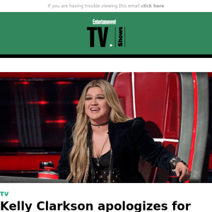 Kelly Clarkson apologizes for one of the 'meanest' moves ever on 'The Voice'