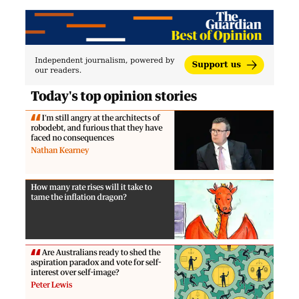 The best of Guardian Opinion Australia