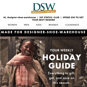 30% off must-have styles for Designer Shoe Warehouse. From us.