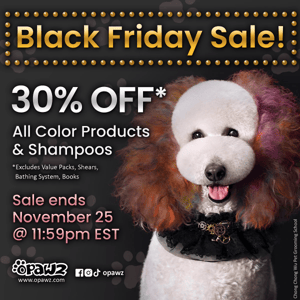 🐾 OPAWZ Black Friday Sale! 30% OFF all color products & shampoos!