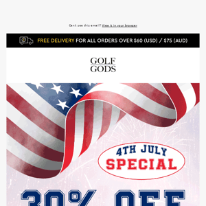 30% OFF 4th July SPECIAL 🇺🇸