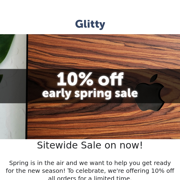 Early Spring Sale: 10% off