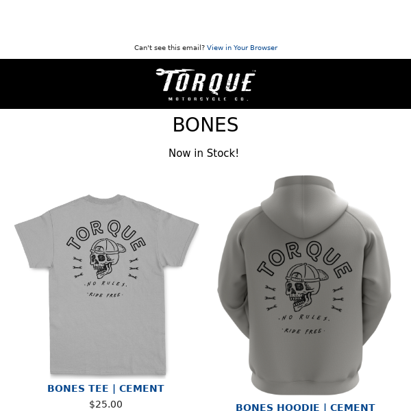 NEW RELEASE! Bones ☠️ tee/hoodie