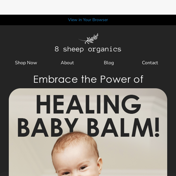 Embrace the Power of Healing Baby Balm! ⏰