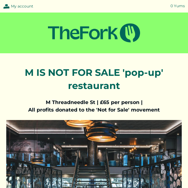 M IS NOT FOR SALE