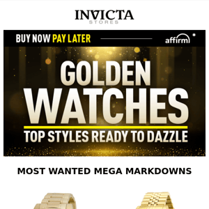 🥇Gold Watches🥇Deals Ready To Dazzle!