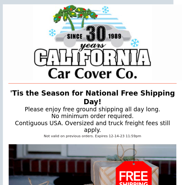 Tis The Time for National Free Shipping Day  🙌