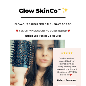 📣 $59.95 Off Our Blow Out Brush! Ends 24 Hours! 🚨