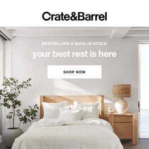Back in stock & bestselling | Your fave beds →