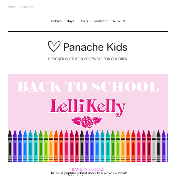 BACK IN STOCK - Lelli Kelly Bracelet School Shoes 😍