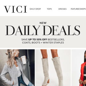 Save Up To 50% OFF New DAILY DEALS