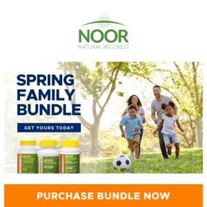 Save 20% on NoorVitamins Spring Family Bundle