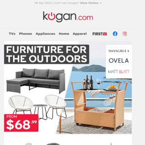 Outdoor Furniture from $68.99 - Relax with Friends & Family This Spring!