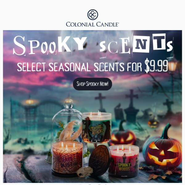 BOO! 9.99 CANDLES! 👻