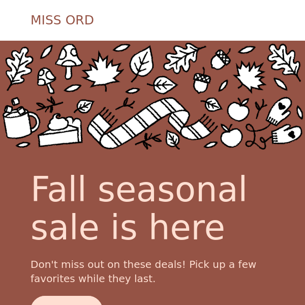 🙋‍♀️🙋‍♀️Hurry! Seasonal sale with amazing deals on your favorites!