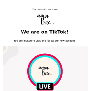We Are On Tiktok 😍