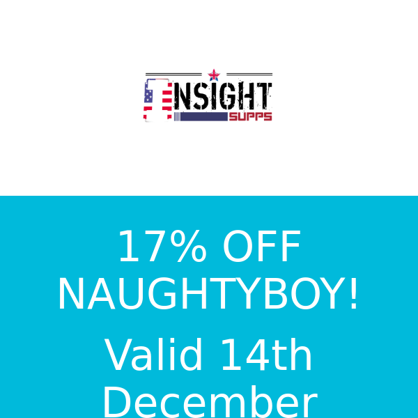 NaughtyBoy Lifestyle 17% Off! Today Only!