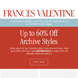 From The Archives - Now Up To 60% Off