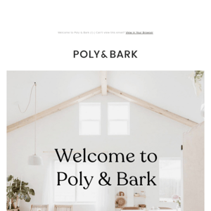 $25 off Inside 👋 Welcome to Poly & Bark