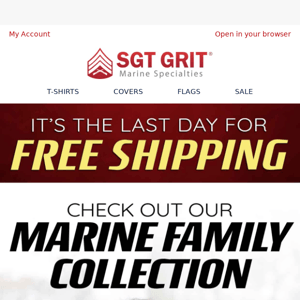 Don't let free shipping go to waste...