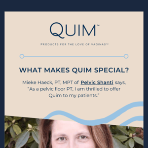 Quim + Pelvic Floor Therapy = 💙