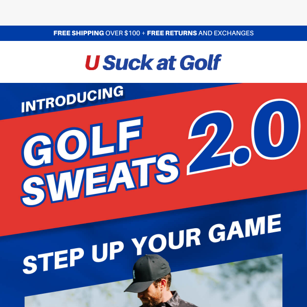 NEW DROP: Golf Sweats 2.0! 👖🏌️‍♂️