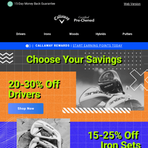 Choose Your Savings Sale Continues!