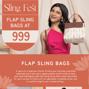 Sling Fest: Your Favourite Sling Bags at just 999!