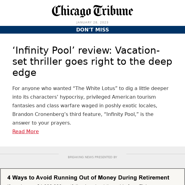 ‘Infinity Pool’ review: Vacation-set thriller goes right to the deep edge