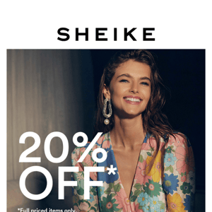 20% off Starts Now!