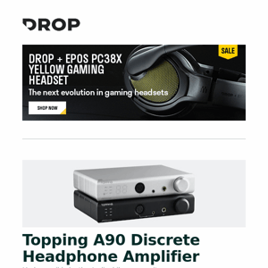 Topping A90 Discrete Headphone Amplifier, Moon Key Baby Dinosaur Artisan Keycap, Drop Paragon Series Hyperion Keyboard and more...