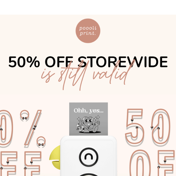 Unlock the joy with 50% OFF