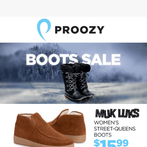 Stock up on boots for winter at a discount! 🥾