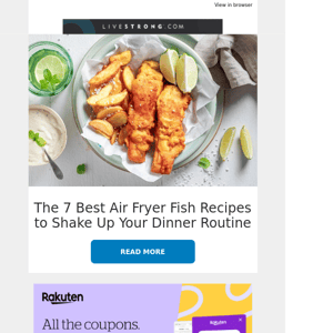 The One Snack a Dietitian Wants You to Eat Every Day for Longevity, The Best Air Fryer Fish Recipes to Change Up Dinner, and More