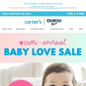 💌INSIDE: 30% off baby’s first must-haves