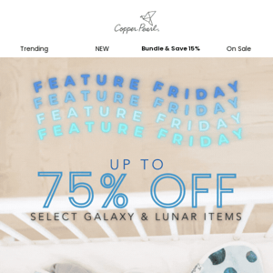 Up to 75% OFF these space-ial patterns 👩🏾‍🚀🌝