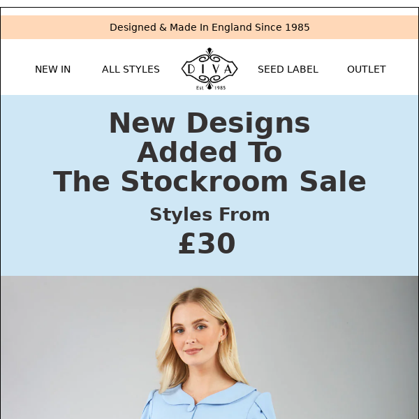 New Stockroom Sale Items Added