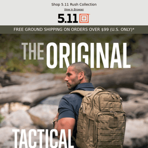 RUSH: THE ORIGINAL TACTICAL BACKPACK