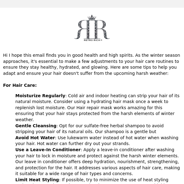 Winter Hair Care Tips for Healthy, Hydrated Hair 🌨️💇‍♀️