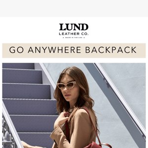 The Go Anywhere Backpack