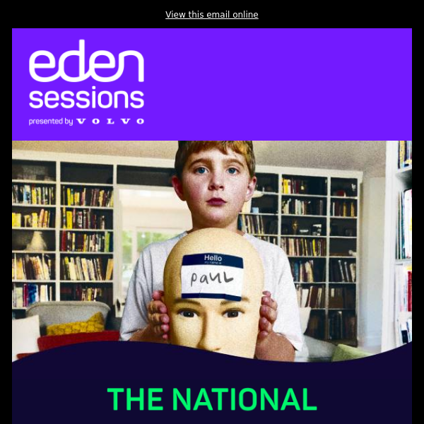 Tickets on sale from 6pm for The National