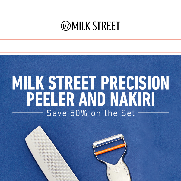 50% Off the Nakiri & Peeler Set That Handles Any Vegetable