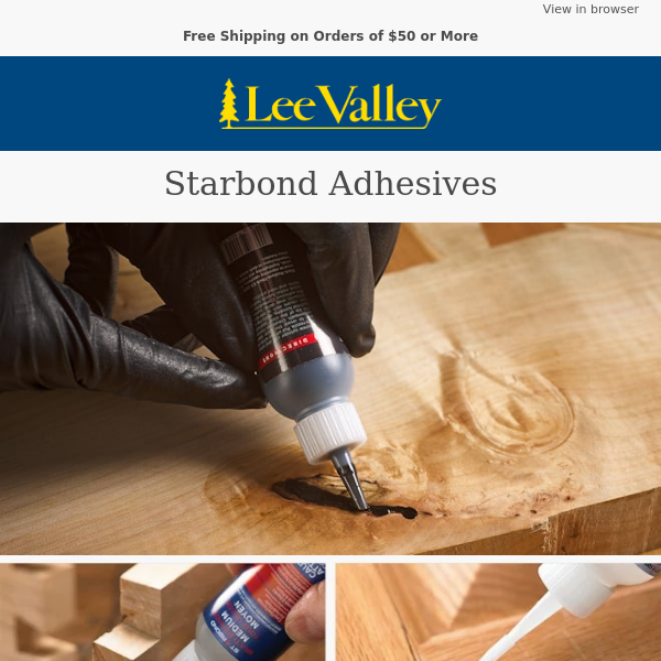 Starbond – CA Glues for Woodworking