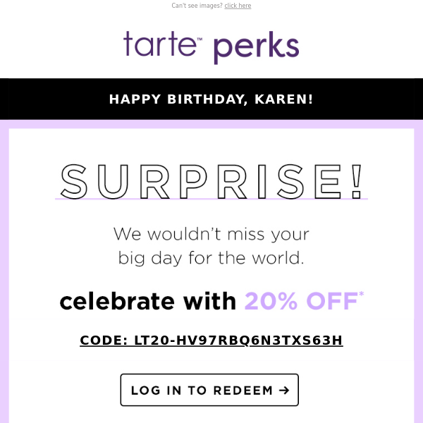 Happy birthday, Tarte Cosmetics!