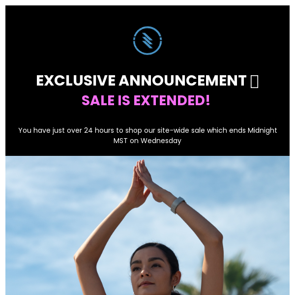 SURPRISE! Sale extended for 24 hours!