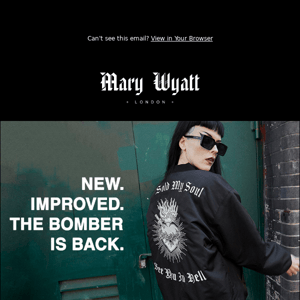 Our ICONIC Bomber is BACK. See You In Hell.